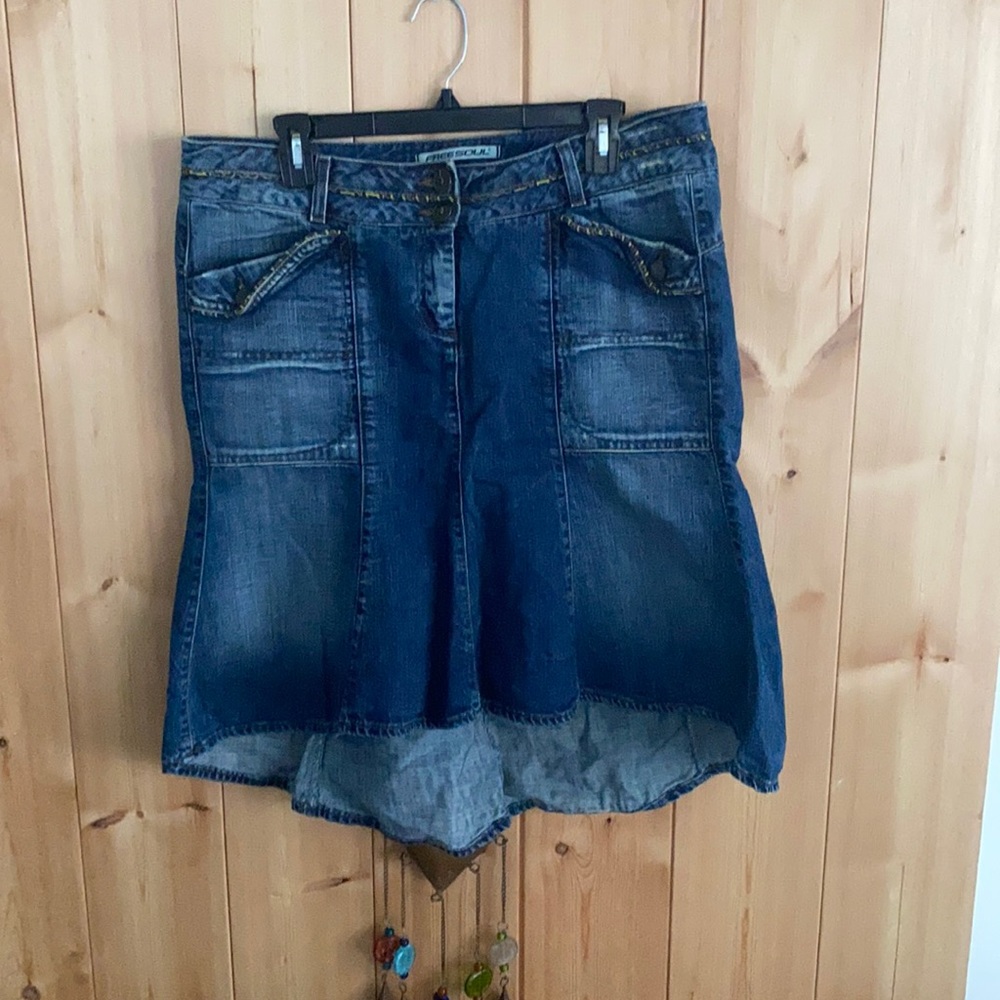 Y2K FREESOUL Y2K vintage denim skirt